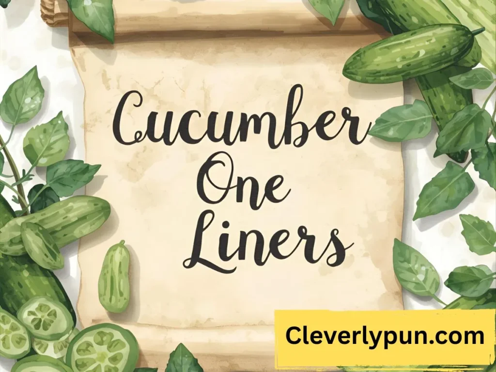 Cucumber Puns One Liners