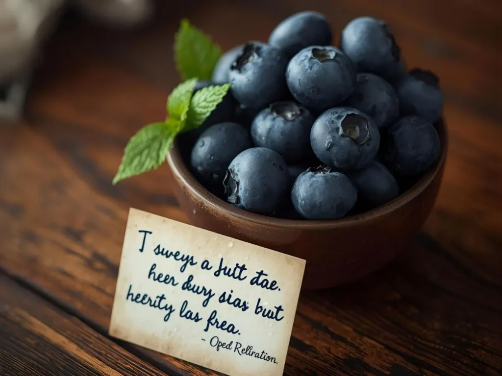 Cute Blueberry Quotes