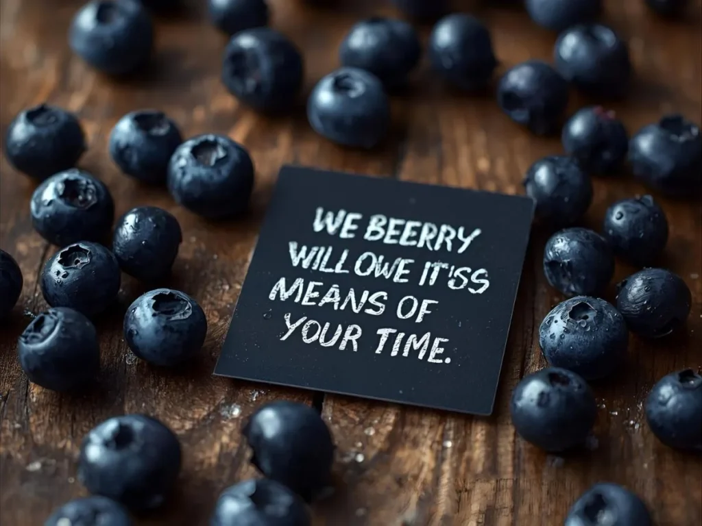 Funny Blueberry Quotes