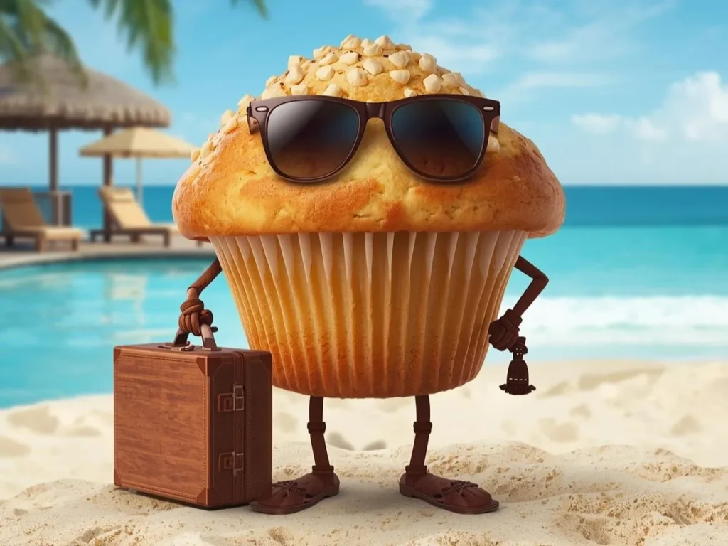 This Muffin Goes on Vacation Joke