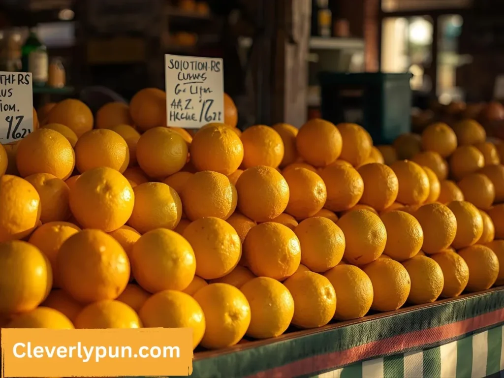 Citrus Puns Captions