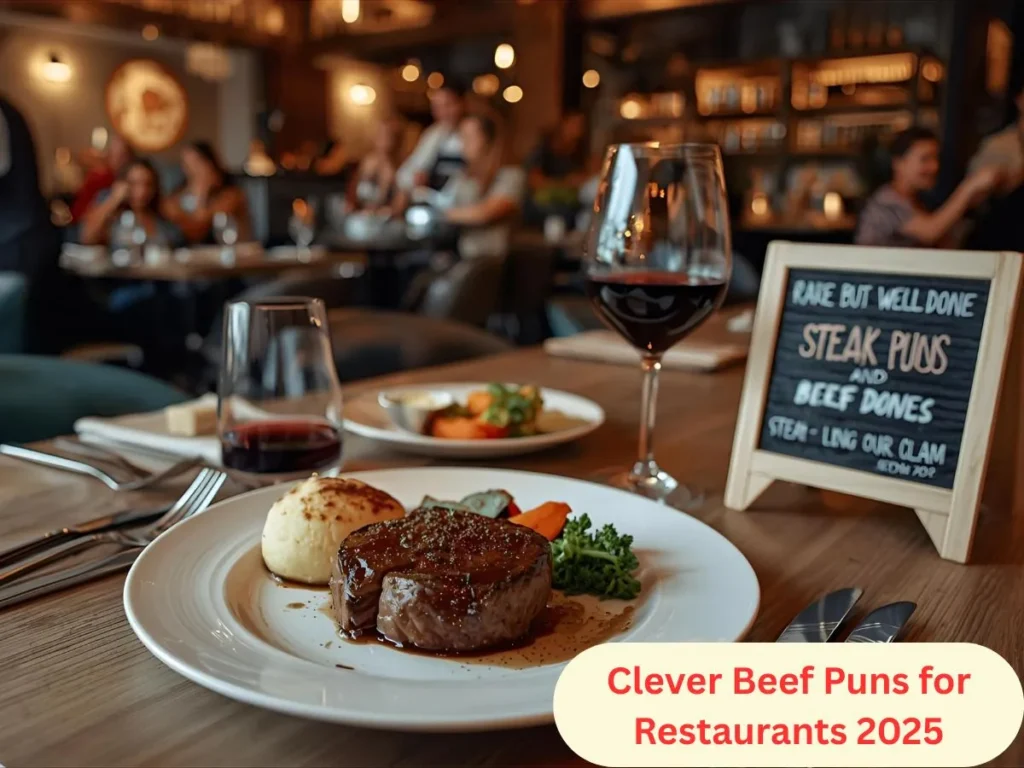 Clever Beef Puns for Restaurants 2025