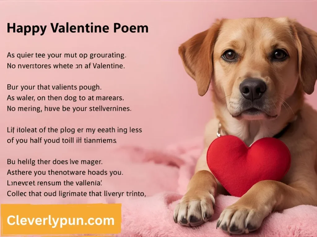 Dog Valentine Poem
