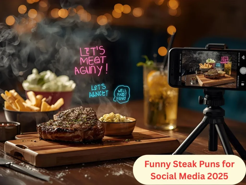 Funny Steak Puns for Social Media 2025