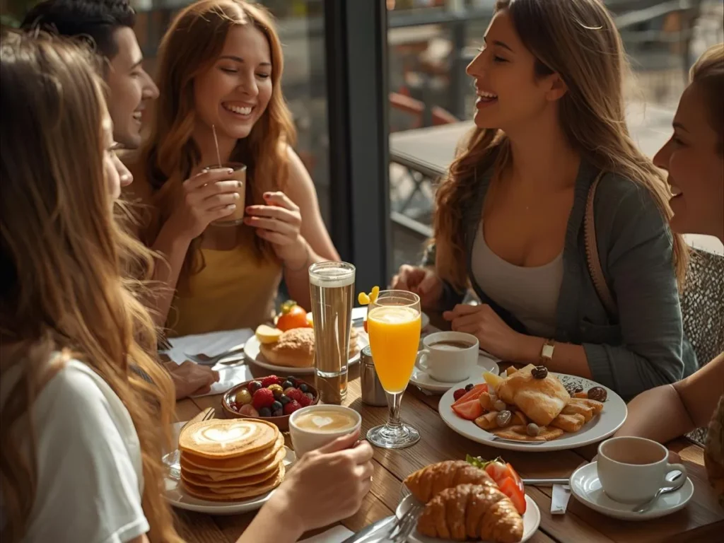 Brunch with Friends & Love Puns