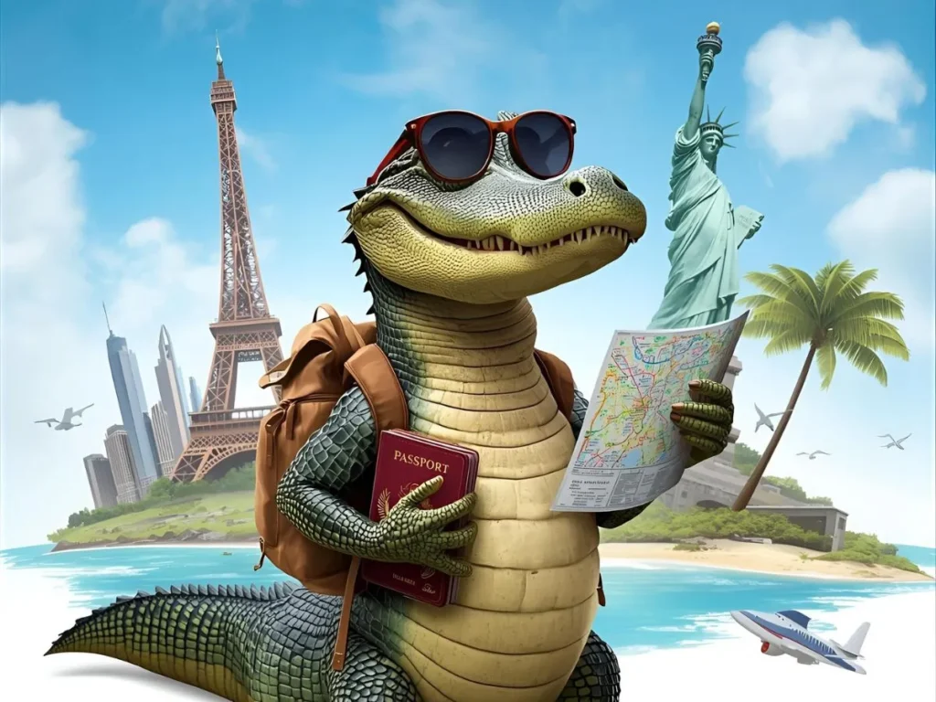 Crocodile Puns for Travel Enthusiasts