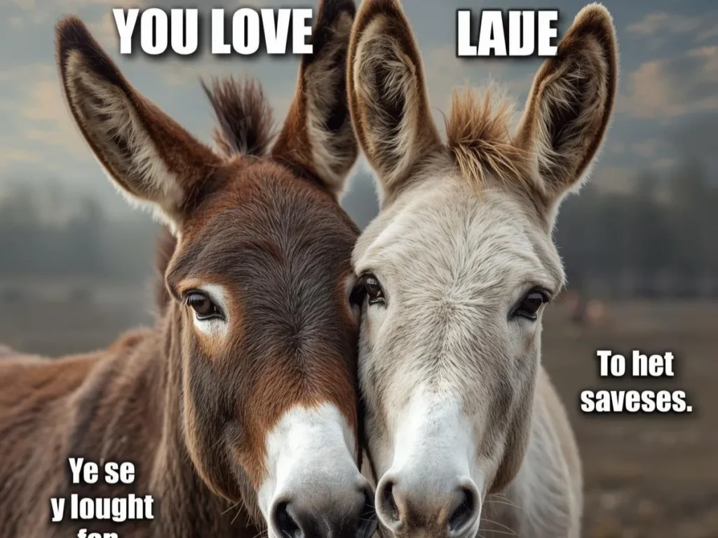 Friendship & Love Donkey Puns