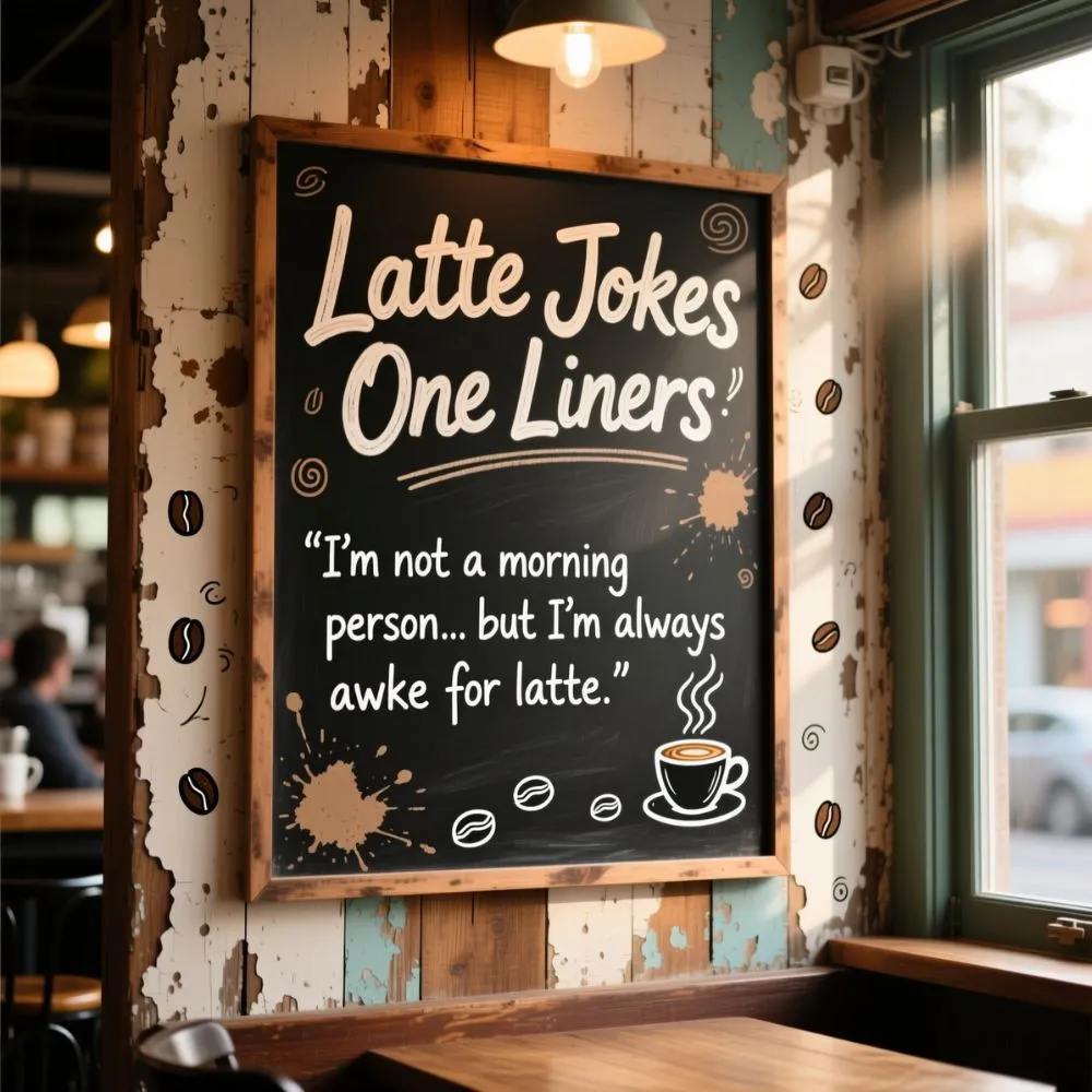  Latte Jokes One Liners