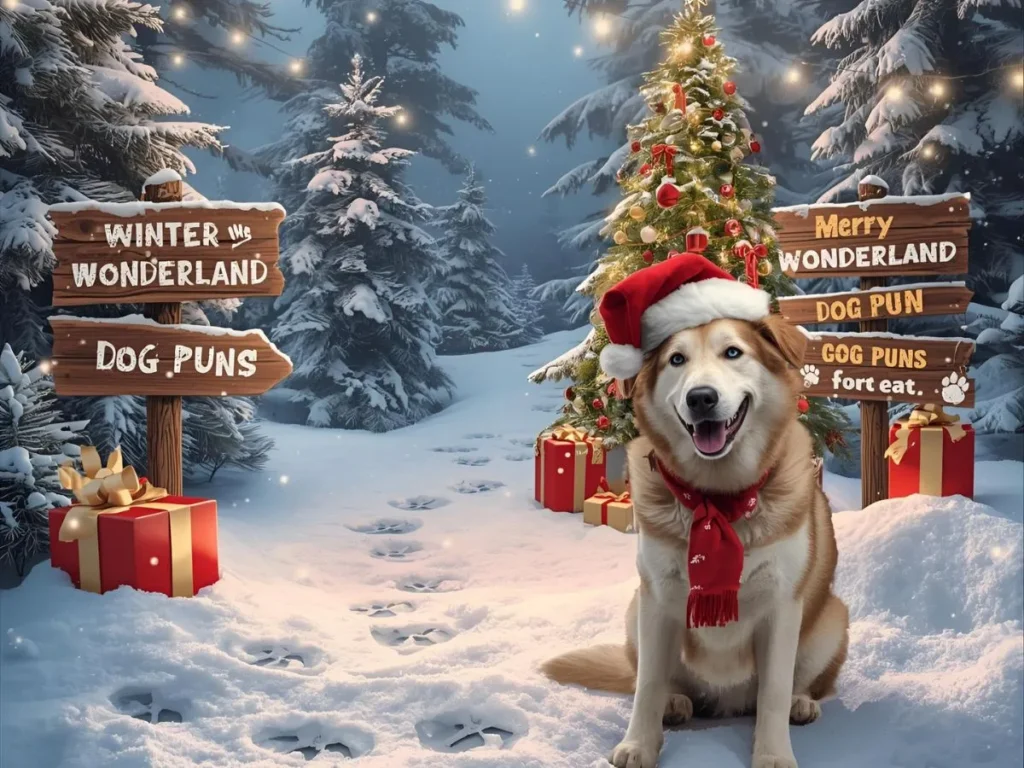 Winter Wonderland Dog Puns