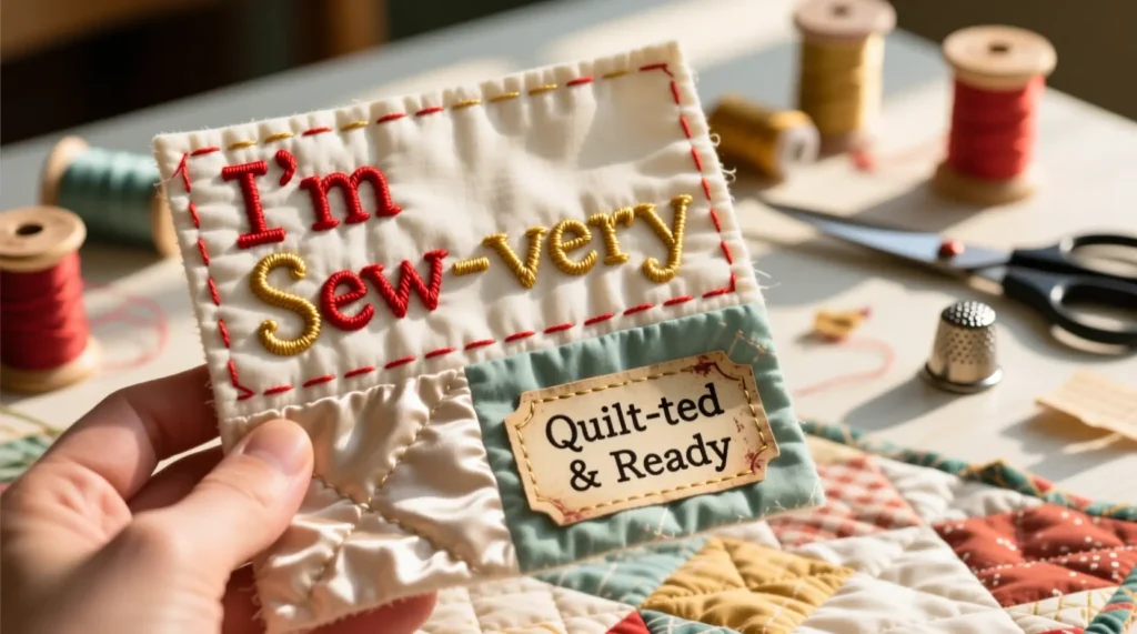 Sewing Puns for Quilters and Crafters