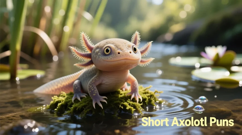 Short Axolotl Puns