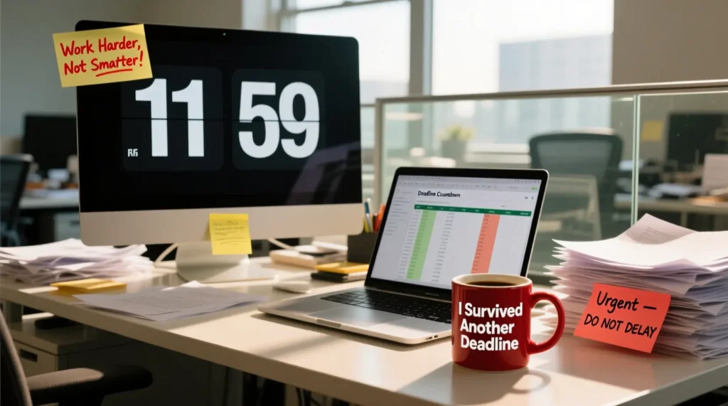 Work and Deadline Time Puns