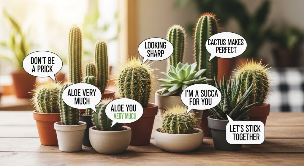 Best Cactus Puns for Captions
