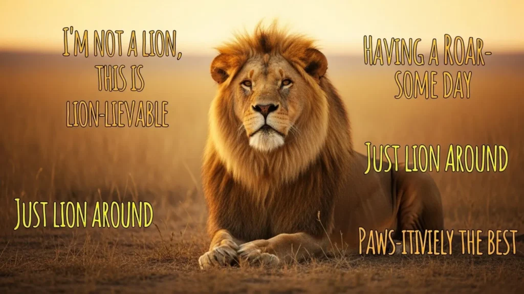 Best Lion Puns for Instagram Captions