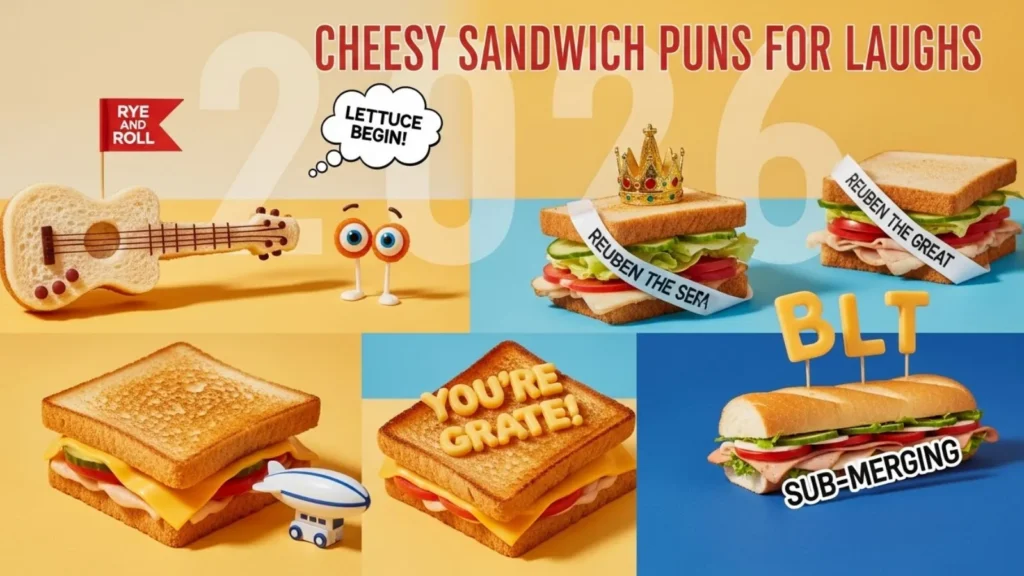 Cheesy Sandwich Puns for Laughs 2026