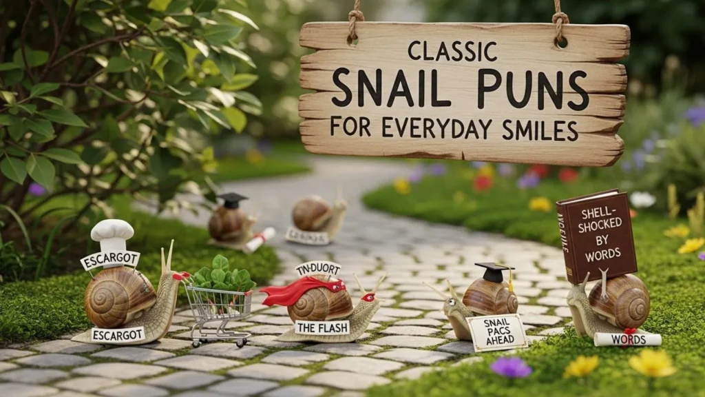 Classic Snail Puns for Everyday Smiles
