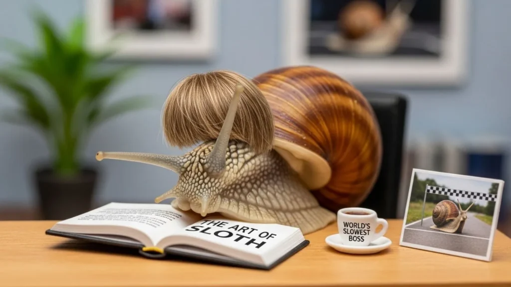 Clever Animal Humor with Snail Twists