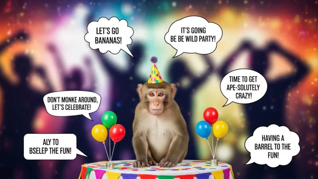 Clever Monkey Puns for Parties & Events