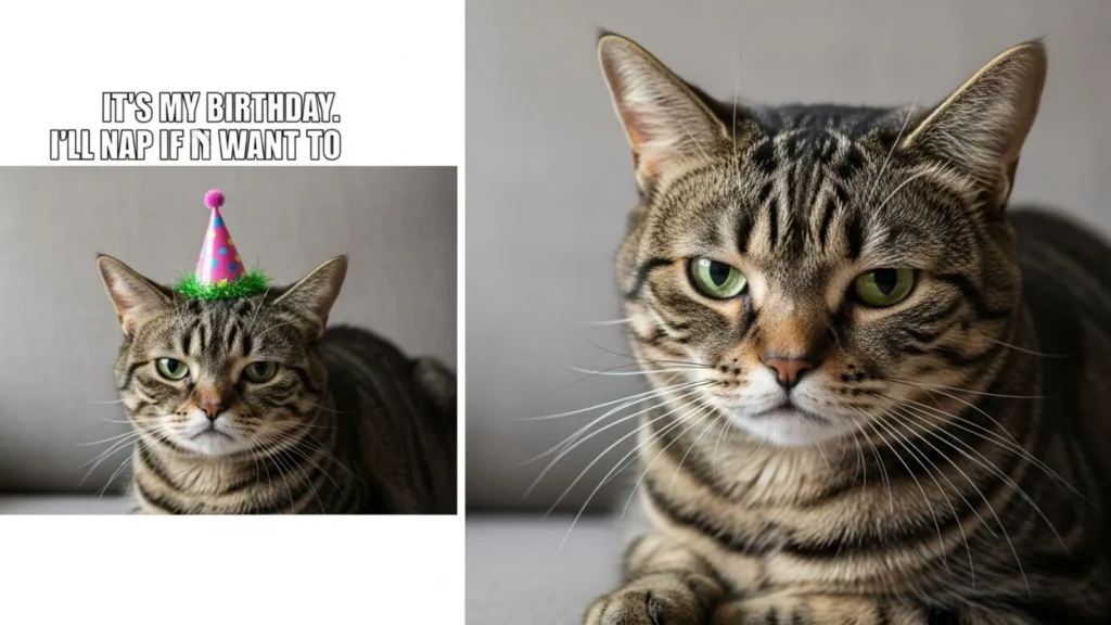 Hilarious Cat Birthday Memes