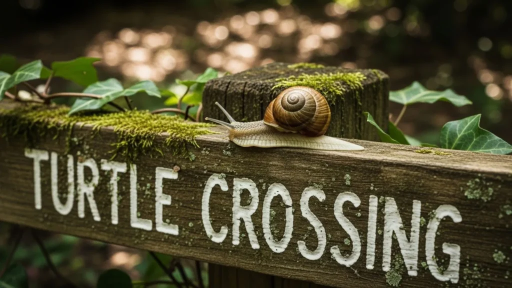 Funny Slow Humor with Snail Wordplay