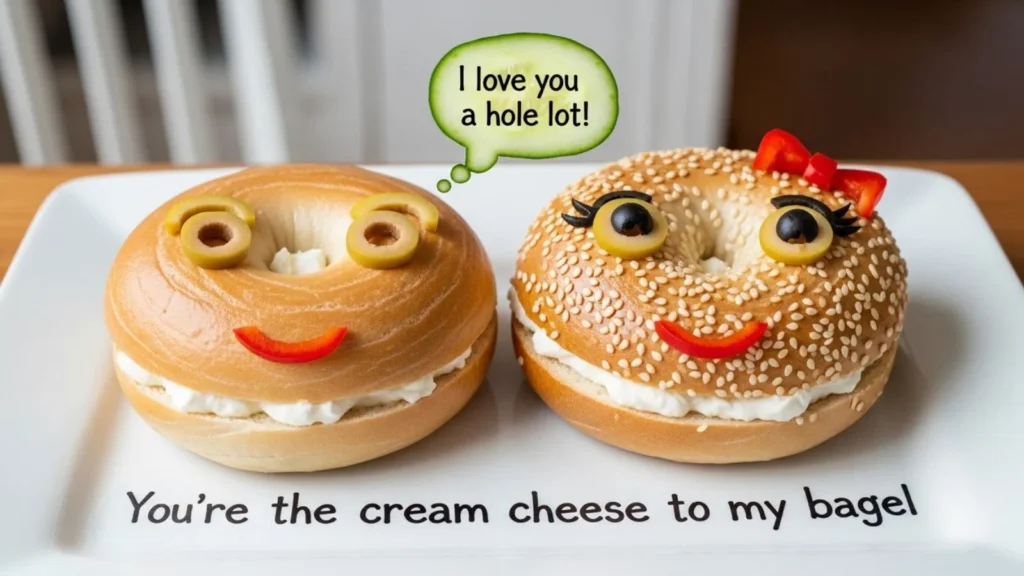  Relationship & Love Bagel Puns
