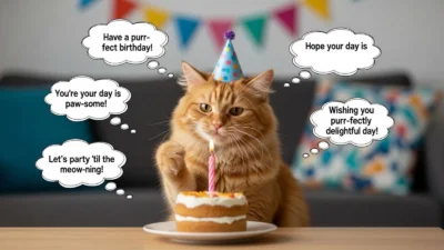 Cat Birthday Puns