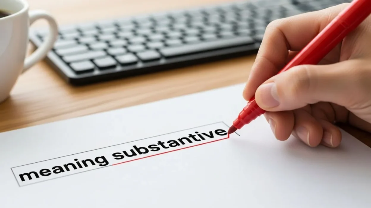 Substantive Meaning