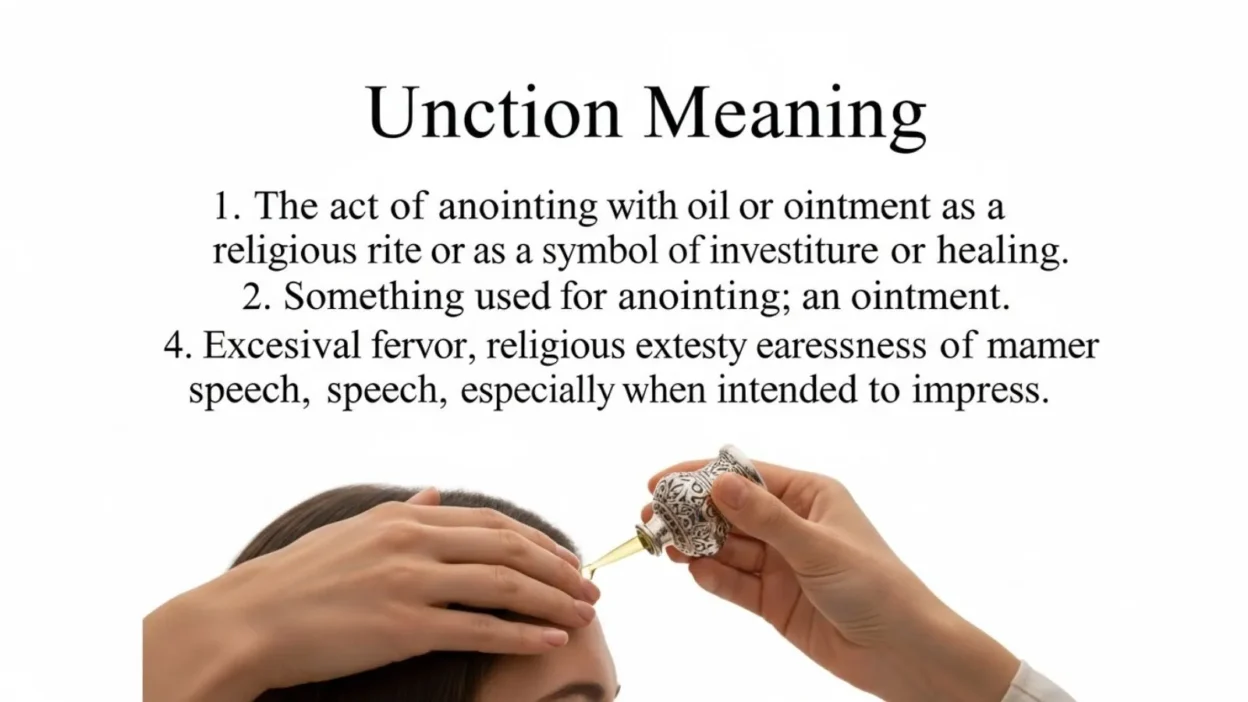 Unction Meaning