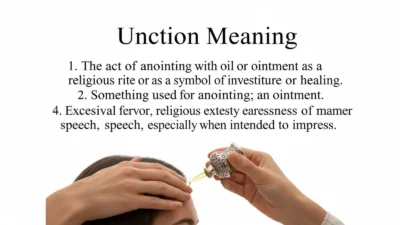 Unction Meaning